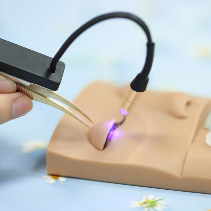 TL 06 Replaceable lamp head Eyelash Grafting LED wire controlled tweezer light - Image 15