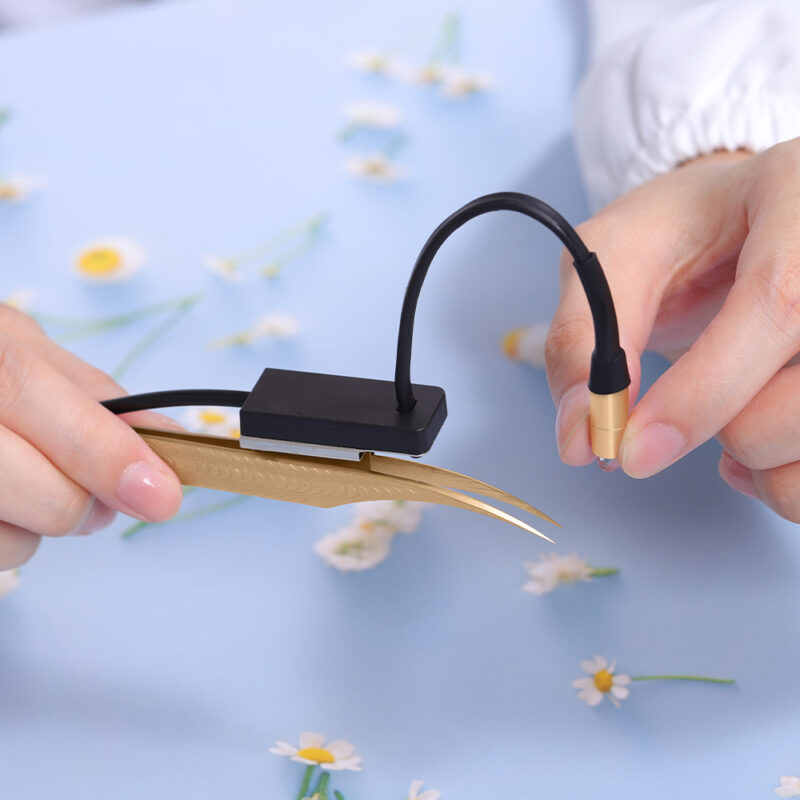 TL 06 Replaceable lamp head Eyelash Grafting LED wire controlled tweezer light - Image 13