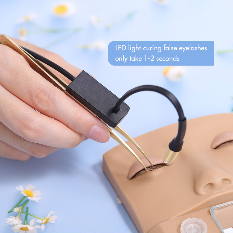 TL 06 Replaceable lamp head Eyelash Grafting LED wire controlled tweezer light - Image 3
