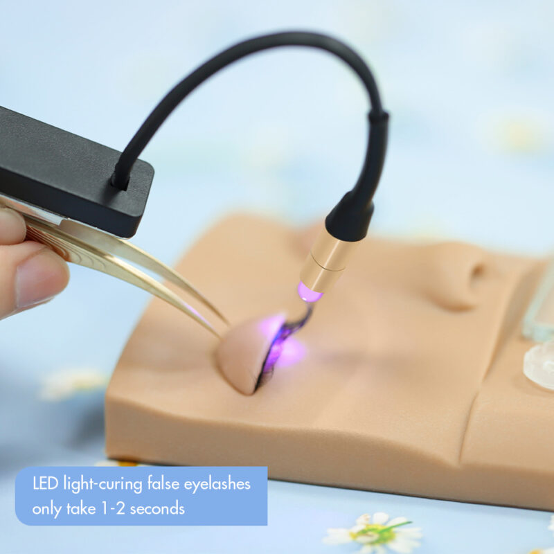 TL 06 Replaceable lamp head Eyelash Grafting LED wire controlled tweezer light - Image 2